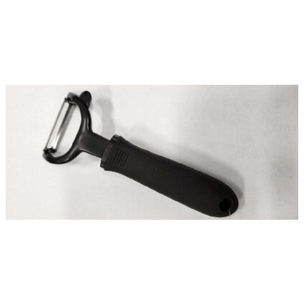 Stanton Trading VP-6SG - Swivel Y-Peeler With Easy Grip Handle, 6-1/2", Black