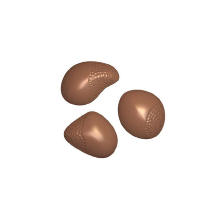 Matfer 381205 Matfer Bourgeat Pebble Disc Chocolate Mold Sheet 18 Cavities