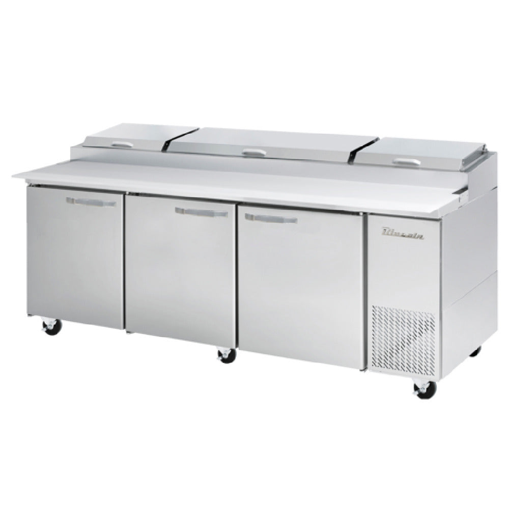Blue Air BAPP93-HC - Pizza Prep Table, Three-section, 93-1/4"W