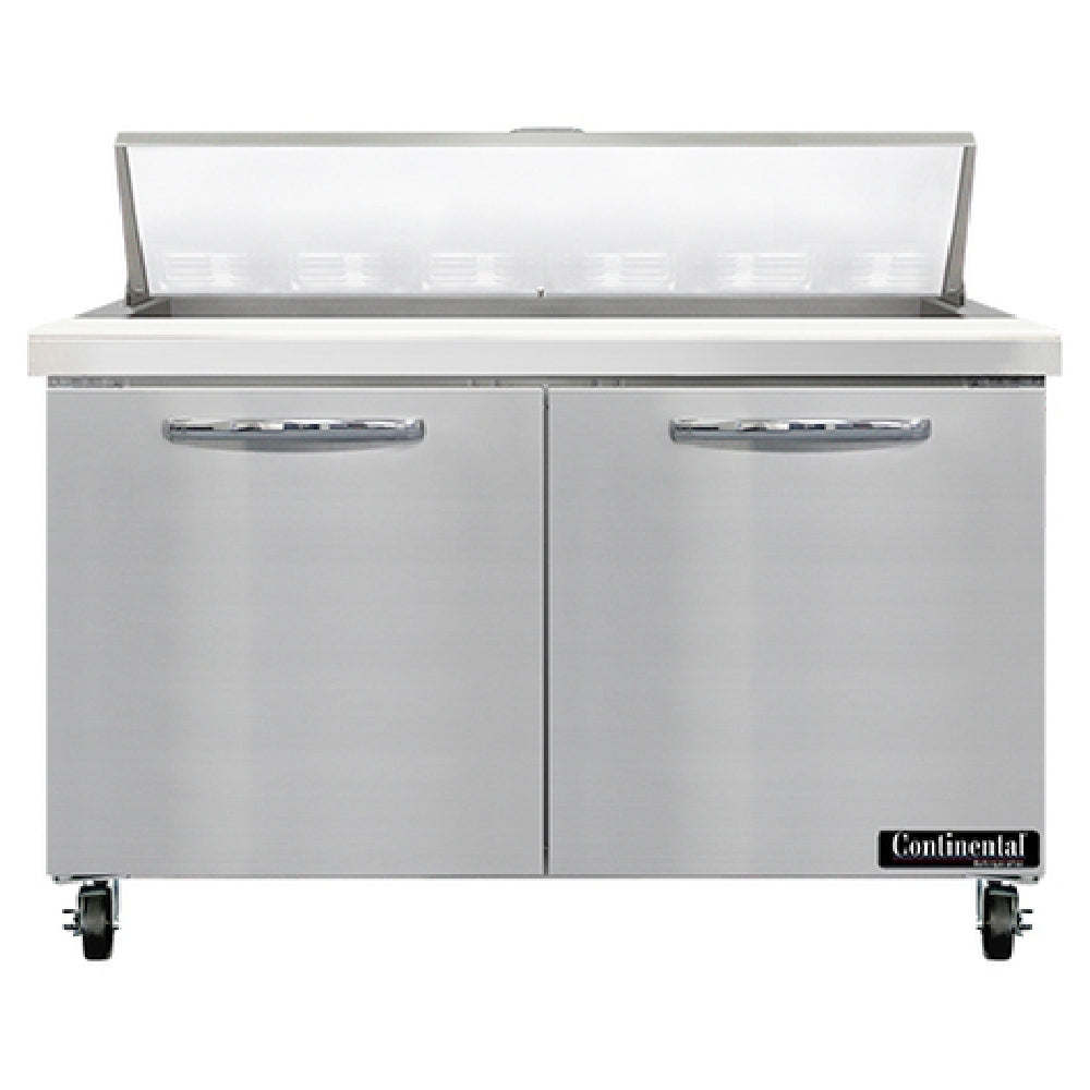 Continental Refrigerator SW48N12 Sandwich Unit 48"W 13.4 Cu Ft Capacity