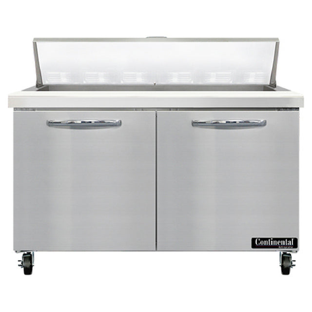 Continental Refrigerator SW48N12 Sandwich Unit 48"W 13.4 Cu Ft Capacity
