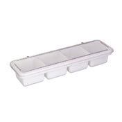 Alegacy Foodservice Products B35 Bar Caddy 18" X 5" X 2-3/4" 4-compartment (4" X 4" X 2-3/4" Each)