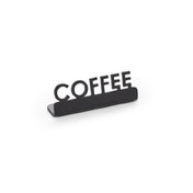 American Metalcraft MSBC2 - Mini Laser Cut Sign, 0.625"W X 2.125"D X 0.75"H, Black (144 Each Per Case)