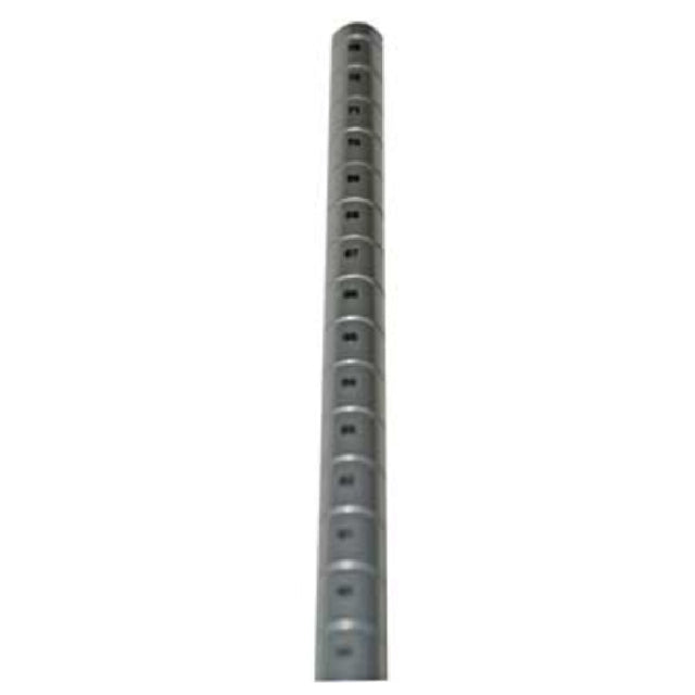 Serv-Ware SL86CWP - Serv-Ware - Wire Shelving - 86 Silver Epoxy Post, Includes Post-cap And Leveling Foot