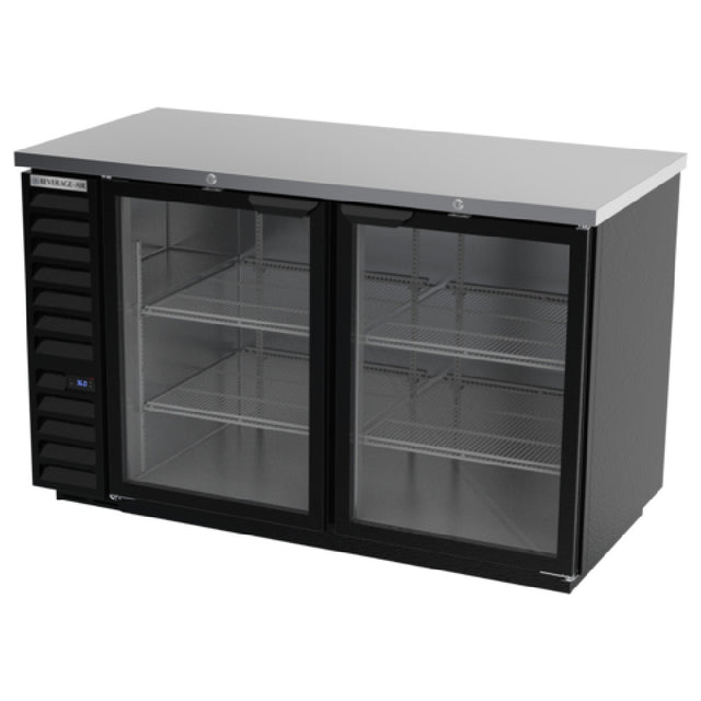 Beverage Air BB58HC-1-FG-B Refrigerated Food Rated Back Bar Storage Cabinet Two-section