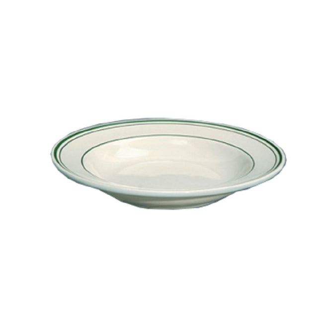 Yanco GB-125 Green Band Pasta Bowl 30 Oz. 12-3/4" Dia.