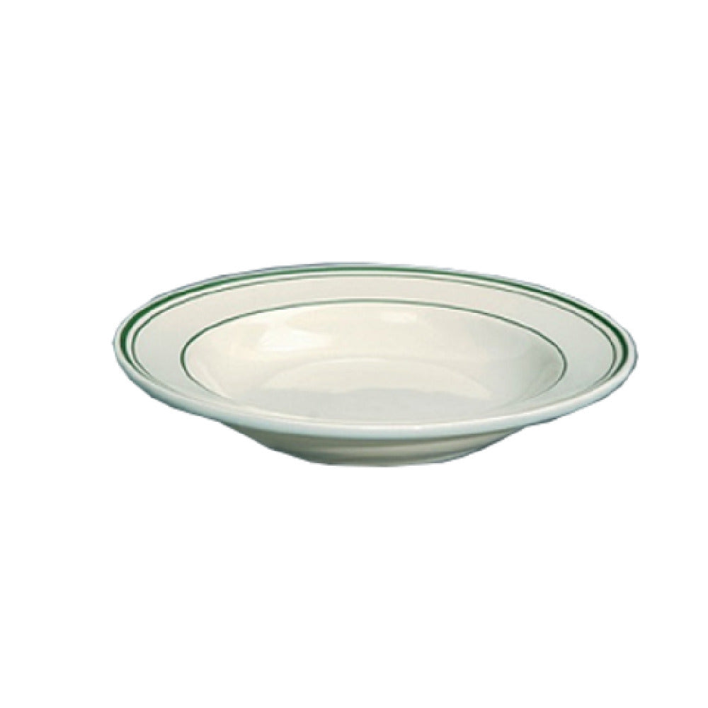 Yanco GB-105 Green Band Pasta Bowl 16 Oz. 10-1/2" Dia.