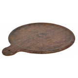 Bauscher Hepp TRW3132 - Rustic Wood Collection Platter, 15" X 12-1/2" X 1/2"H, Round