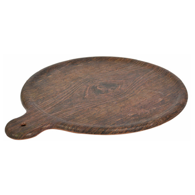 Bauscher Hepp TRW3132 - Rustic Wood Collection Platter, 15" X 12-1/2" X 1/2"H, Round
