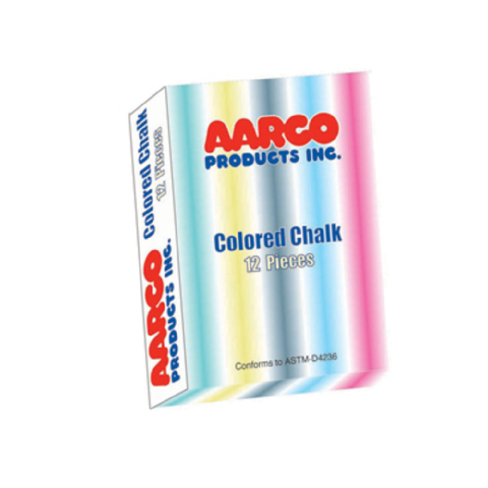 Aarco CCS-12 Chalk Colored (12 Pieces Per Box 12 Boxes Per Case)