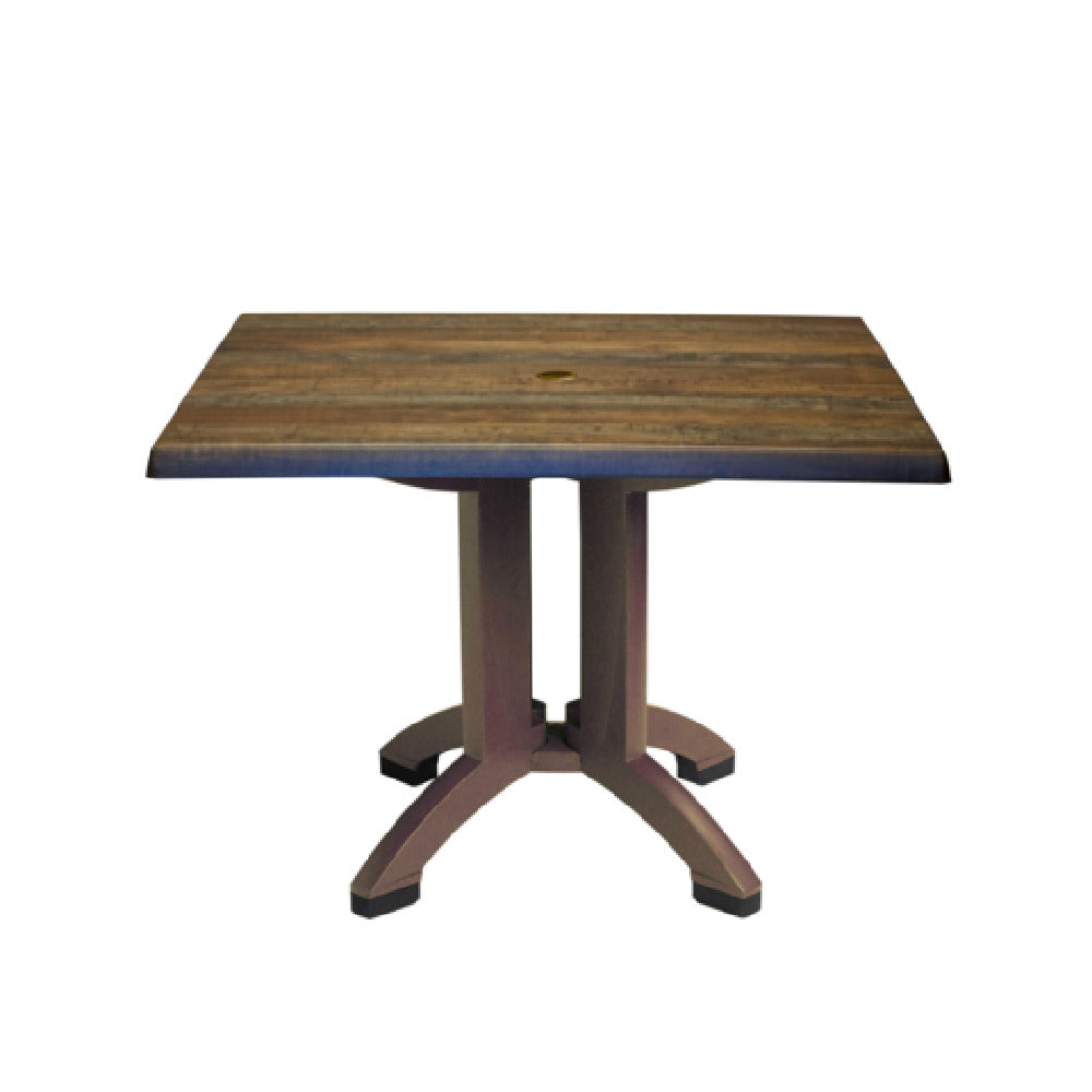 Grosfillex UT375816 - Atlanta Outdoor Table, 36" X 36" X 28-2/5"H, Square