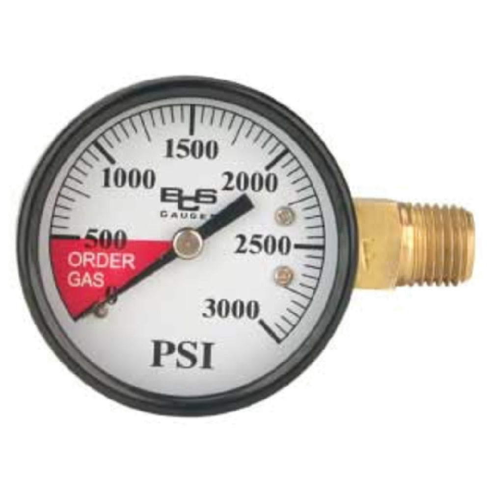 Micro Matic 5603 0-3000 Lb Regulator Gauge Right Hand Threads