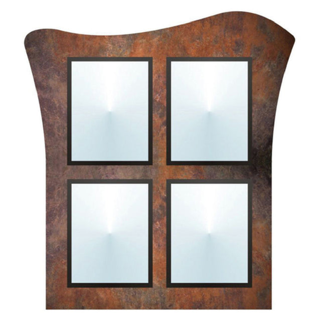 Hubert 48937 - Menu Board, 4-pocket, Wall-mount