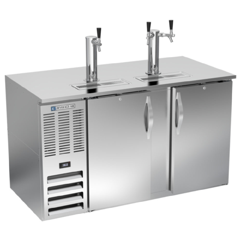 Beverage Air DD58HC-S - Draft Beer Cooler, 58"W X 30-3/8"D X 49-5/16"H, 17.836 Cu. Ft.