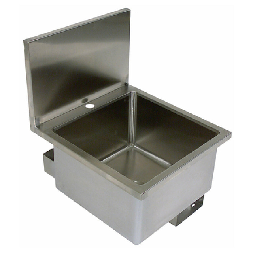 BK Resources BKHS-D-1616 Hand Sink Wall Mount 16" Wide X 16" Front-to-back X 10" Deep Bowl