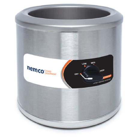 Nemco 6100A Countertop Round Warmer 7 Quart Stainless Steel Construction