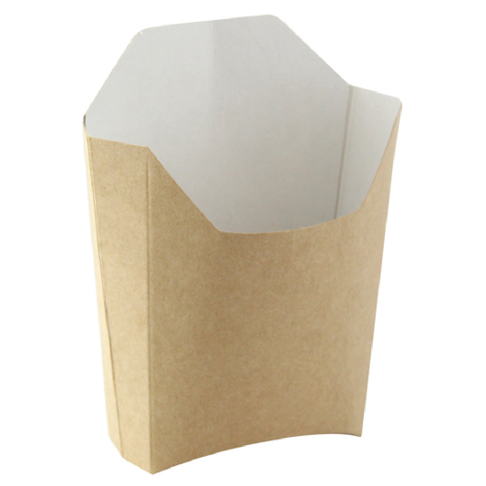 PacknWood 210PFBRUN - Grab & Go French Fry Pail, 6 Oz., 4.7" X 3.7" X 4.9"