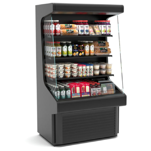 Hussmann GSVM4072-A MicroSC™ Open Vertical Merchandiser Self-service 40" L X 30-5/8" D X 72" H