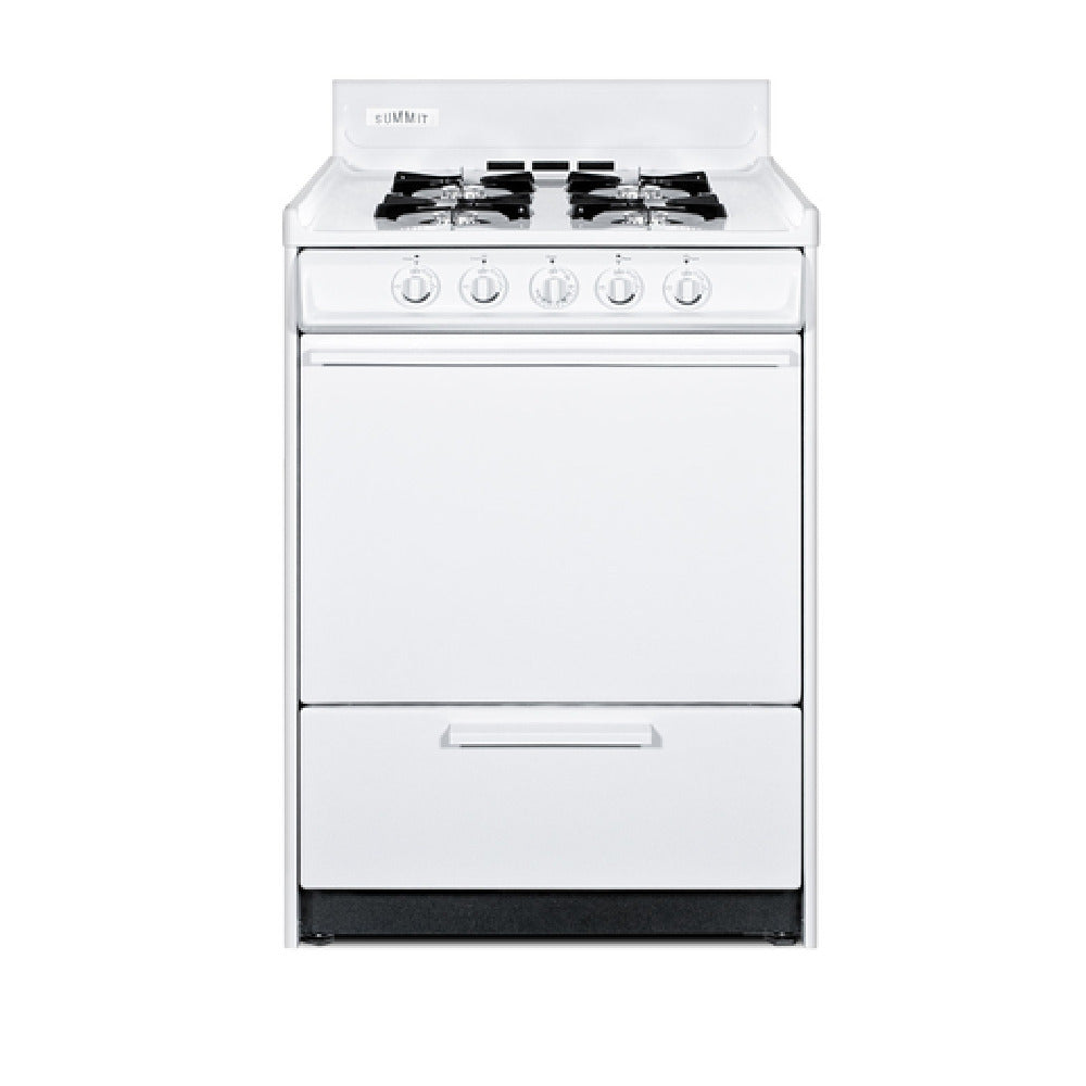 Summit WLM610P Gas Range LP Gas 24"W