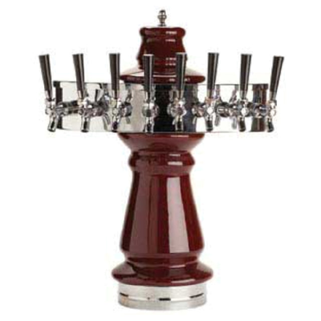 Micro Matic CT500E-8 Vienna Draft Beer Tower Countertop 7-1/2" Dia. X 25"H