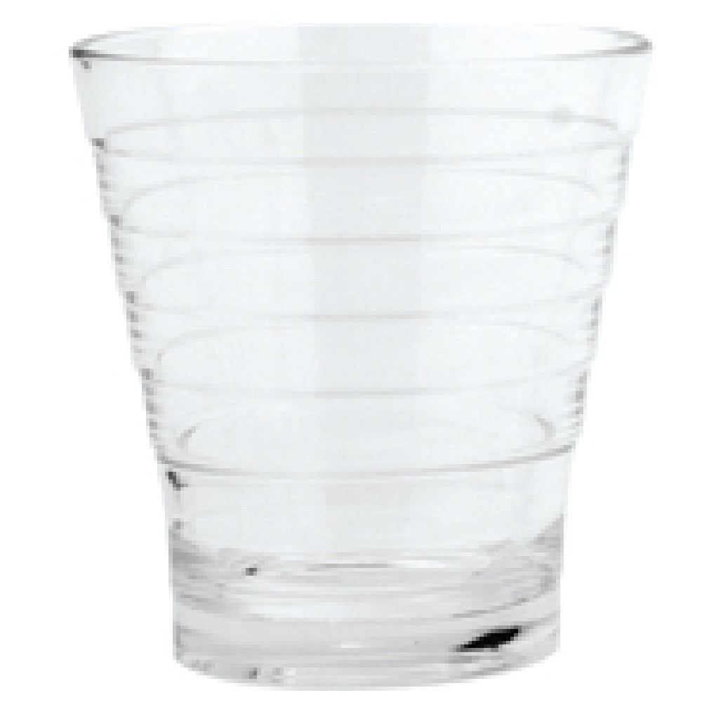 GET Enterprises SW-1709-CL Cirq™ Rocks Tumbler 9 Oz. (9.8 Oz. Rim-full) 3-7/20" Dia. X 3-13/20" H