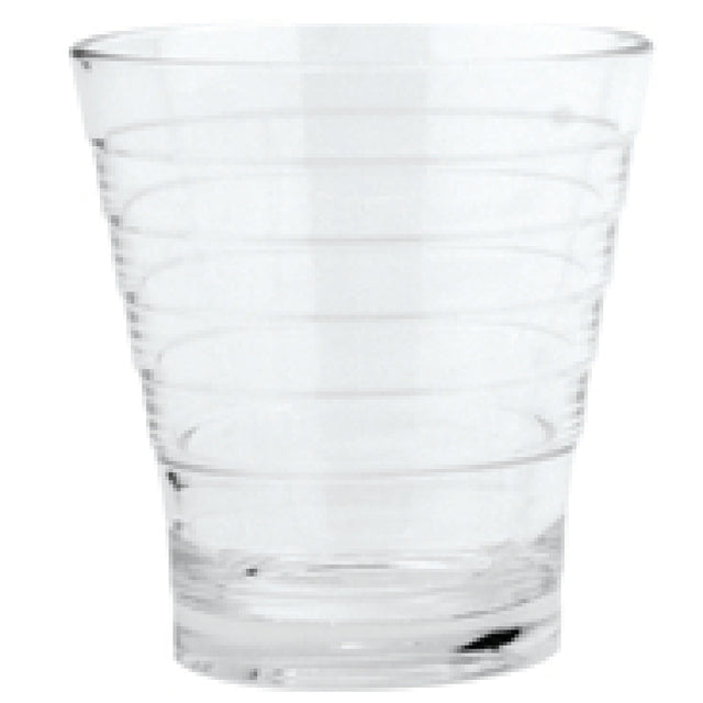 GET Enterprises SW-1709-CL Cirq™ Rocks Tumbler 9 Oz. (9.8 Oz. Rim-full) 3-7/20" Dia. X 3-13/20" H