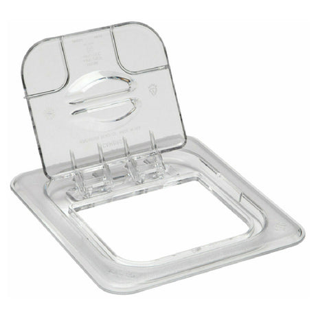 Cambro 60CWL135 Camwear® FlipLid® Food Pan Cover 1/6 Size Hinged