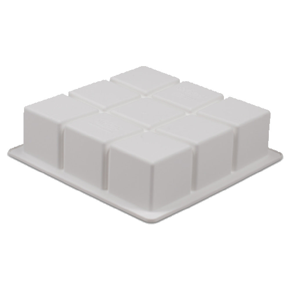 JB Prince M681 P Cubik Mold Makes (1) 6-3/4" Square Cube Flexible