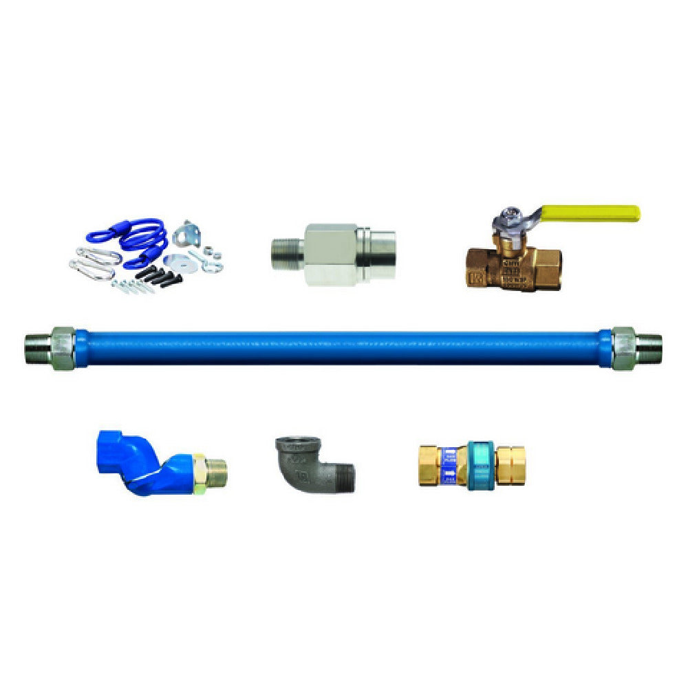 Dormont 1675KITS48EFV - Dormont Blue Hose™ Moveable Gas Connector Kit, 3/4" Inside Dia.