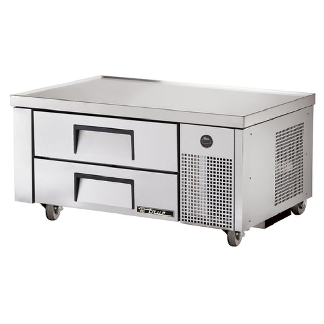 True Refrigeration TRCB-48 Refrigerated Chef Base 48-3/8"W One-piece 300 Series 18 Gauge Stainless Steel Top With V Edge