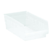 Quantum QSB102CLCS - Economy Shelf Bin, Nesting, 6-5/8"W X 11-5/8"L X 4"H