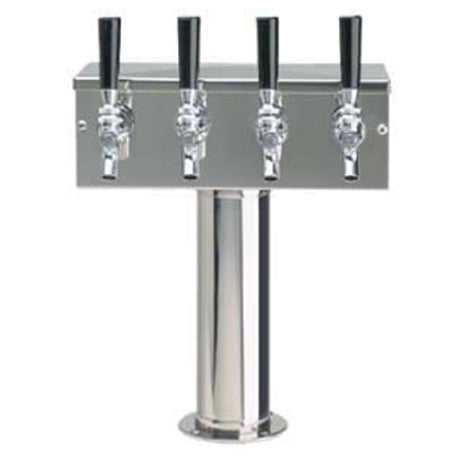 Micro Matic D7744PSS T Style Draft Beer Tower Countertop 12"W X 14-3/4"H