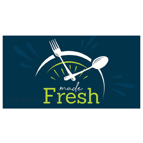 Hubert 67398 - Magnetic Sign, "made Fresh", 49"L X 26"H