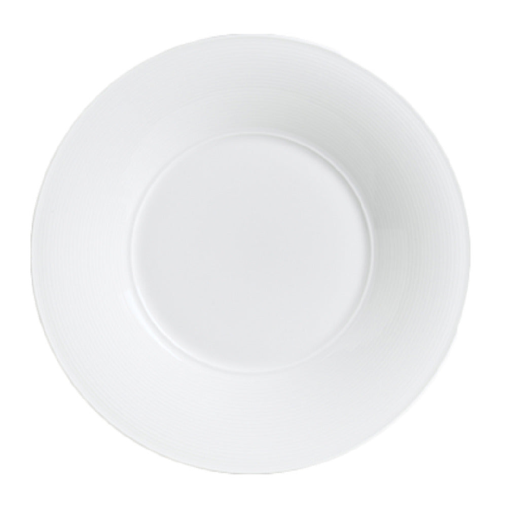 Steelite 6300P001 Plate 12" Dia. (6-1/4" Well) Round Rimmed