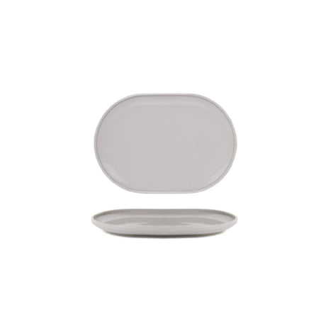 FOH DDP096GYP21 Bevel Plate 13" X 9" X 1.5"H Oval