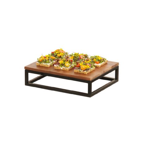Cal Mil 23853-3-13 Riser 10"W X 12"D X 3"H Black Powder-coated Metal