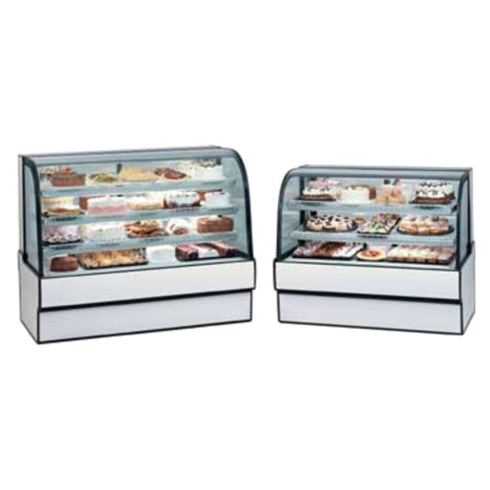 Federal Industries CGR5942 Curved Glass Refrigerated Bakery Case 59.13"W X 35.31"D X 42”H