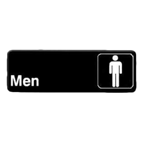 Thunder Group PLIS9313BK Information Symbol Sign 9" X 3" "Men"