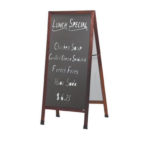 Aarco MLA1B Sidewalk Chalkboard Extra Large 68"W X 30"