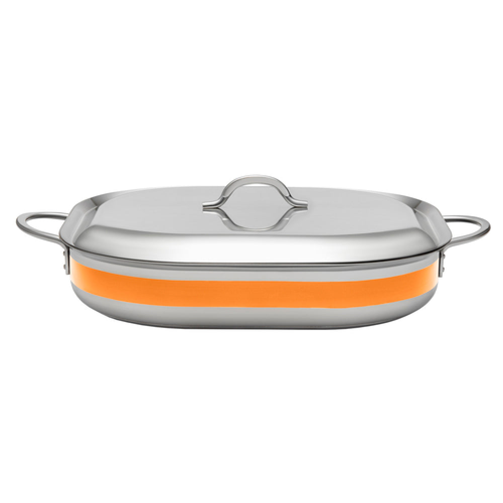 Bon Chef 71023-CF2-O - Country French X Pan, 5 Qt., 15" X 11" X 2-7/8"