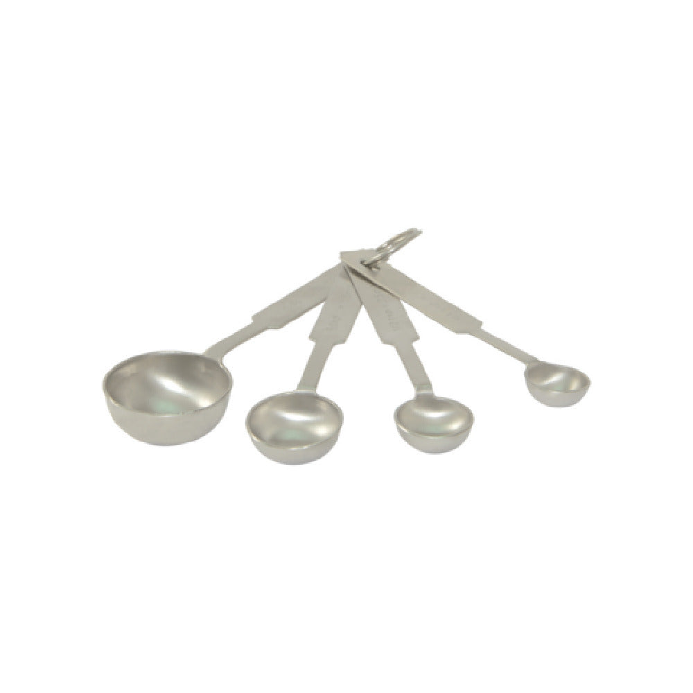 CAC China MSS1-4SET Measuring Spoons Heavy-weight 4-piece Set Includes: 1/4 Teaspoon