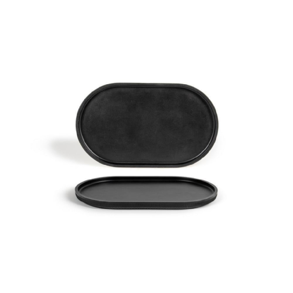 FOH RRT028BKR10 Tray 15" X 9" Oval/rectangle