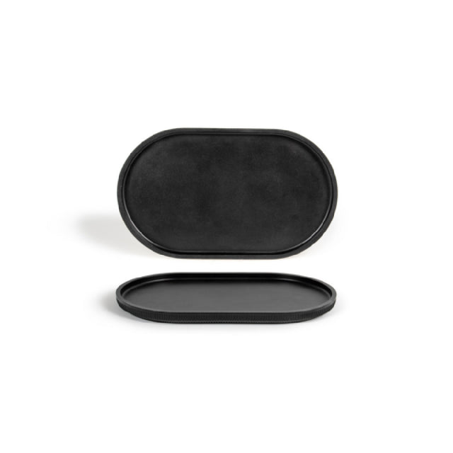 FOH RRT028BKR10 Tray 15" X 9" Oval/rectangle