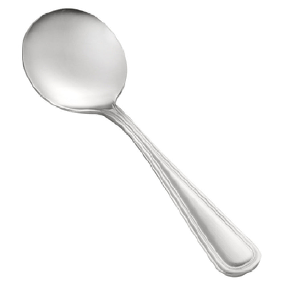 CAC China 8002-04 Elite Bouillon Spoon 6"L Extra Heavy Weight