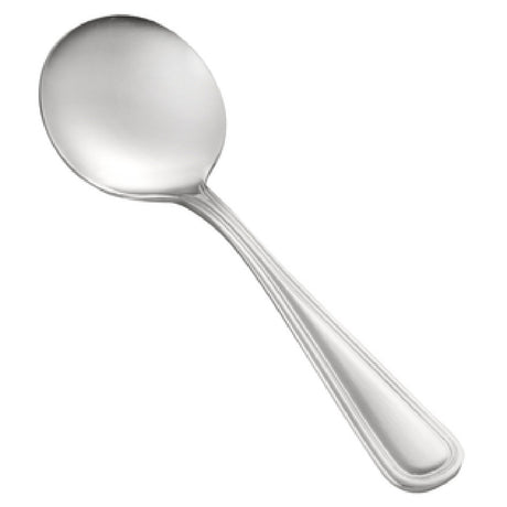 CAC China 8002-04 Elite Bouillon Spoon 6"L Extra Heavy Weight