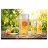 GET P-30128-1-CL - Pitcher With Lid, 128oz., One Gallon Capacity