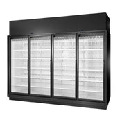 True Mfg. - Retail Merchandisers TRM4M-BLK-WHT-1BLKLLLL-NY-4 - Refrigerated Merchandiser