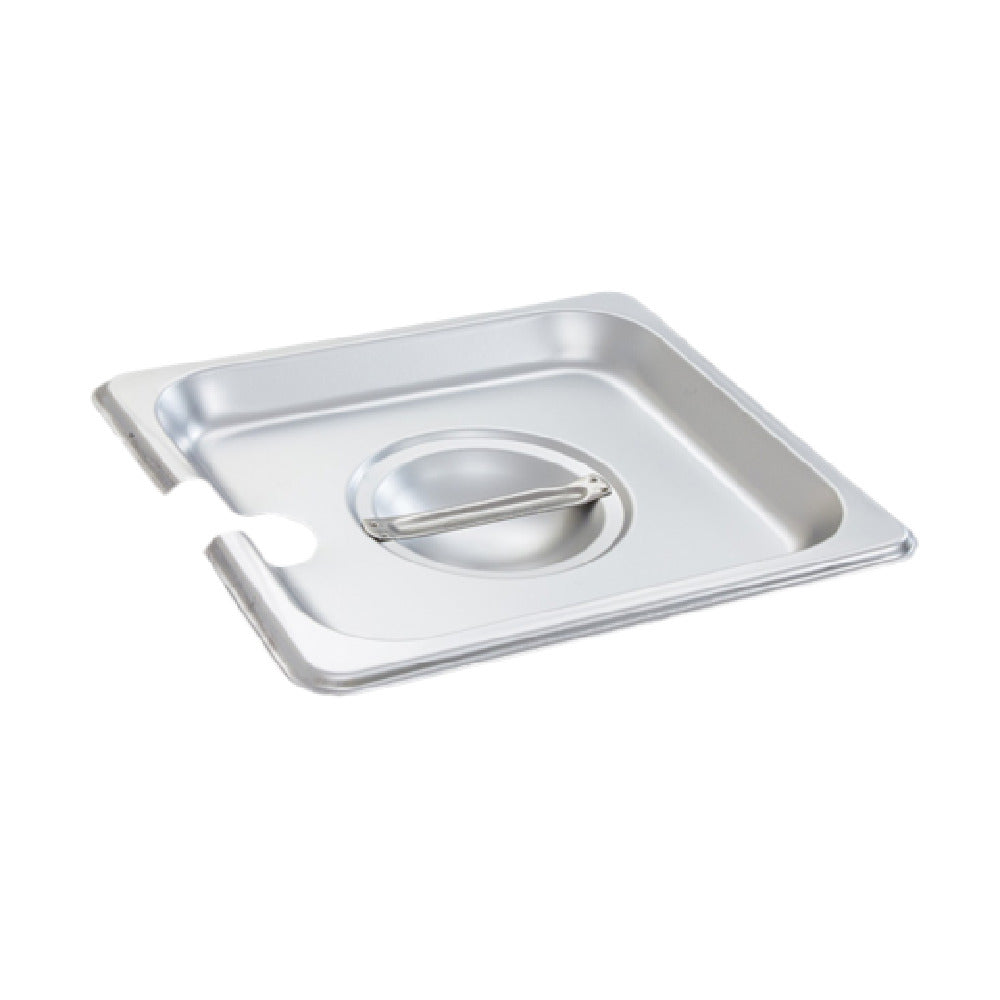 Crestware 5160S Steam Table/Holding Pan Cover 1/6 Size Notched