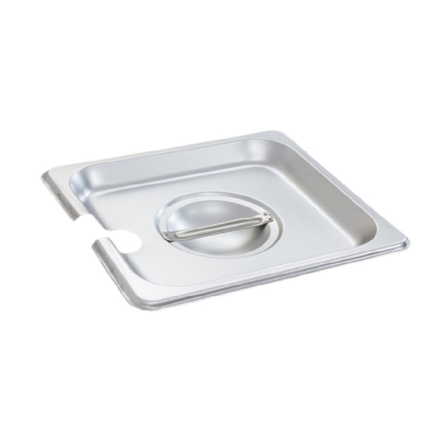 Crestware 5160S Steam Table/Holding Pan Cover 1/6 Size Notched