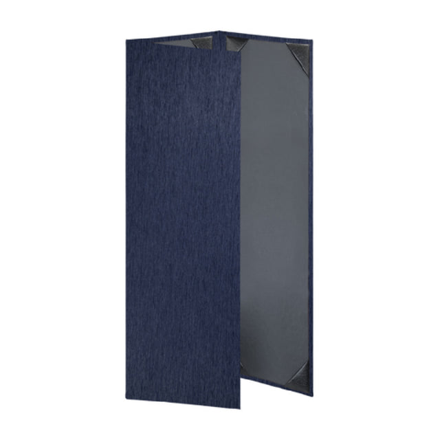 Risch STERLING-3V 4.25X14 Sterling Hardback Shimmer Metallic Menu Cover (specify Color)